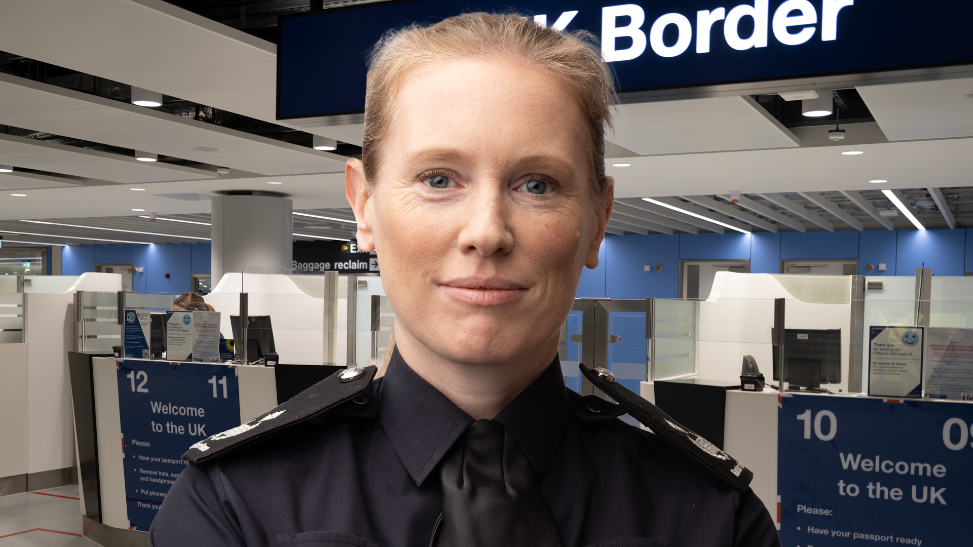 Member of Border Force staff, Katherine