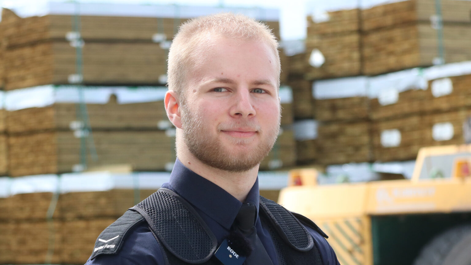 Photo of Jordan, part of the Border Force.