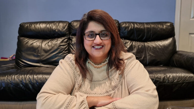 Photo of Sabita, part of the Violence Against Women and Girls Team at the Home Office.
