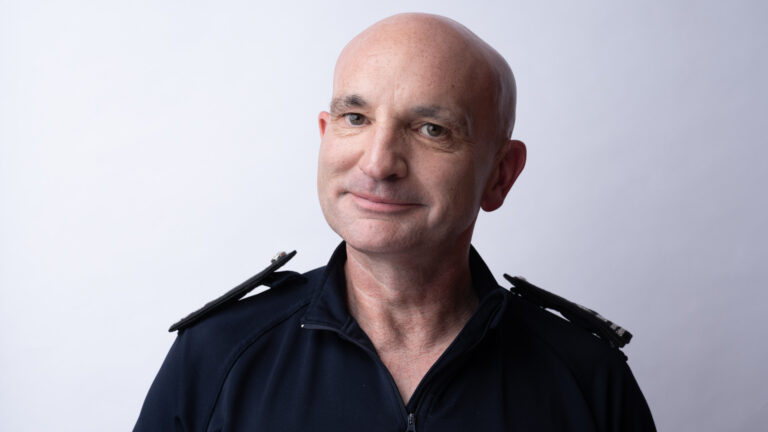 a uniformed member of staff